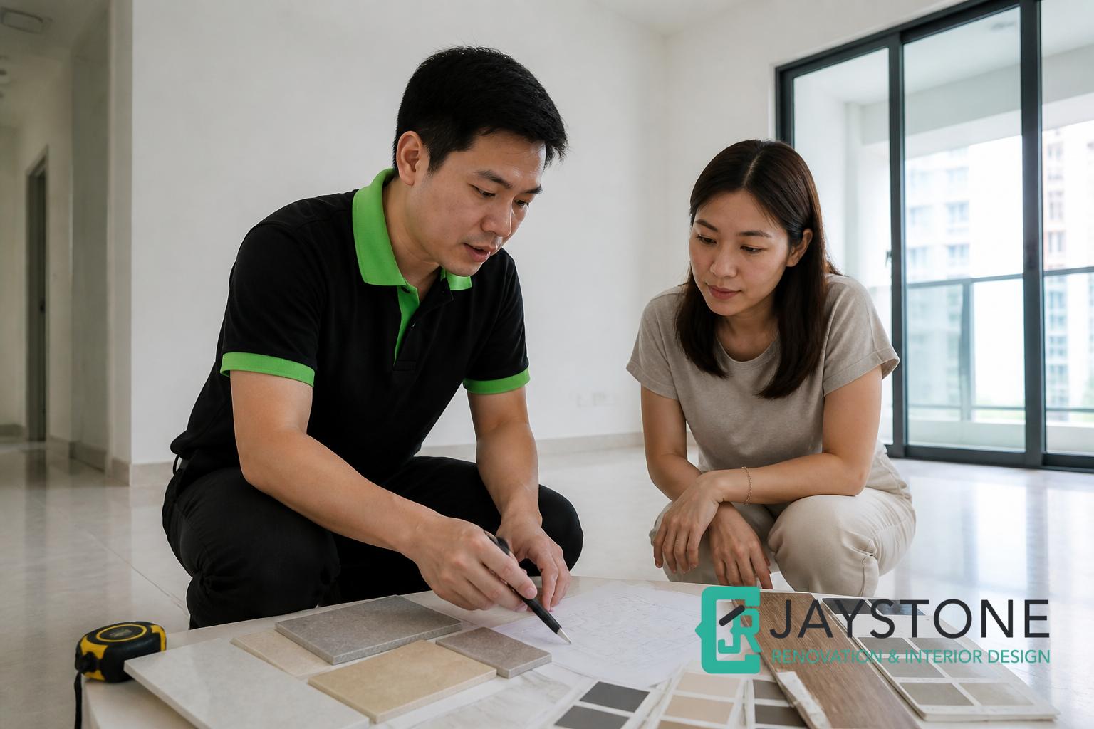 How Are Renovation Works in Singapore Sequenced From Hacking to Final Finishing? by Jaystone Renovation & Interior Design Singapore