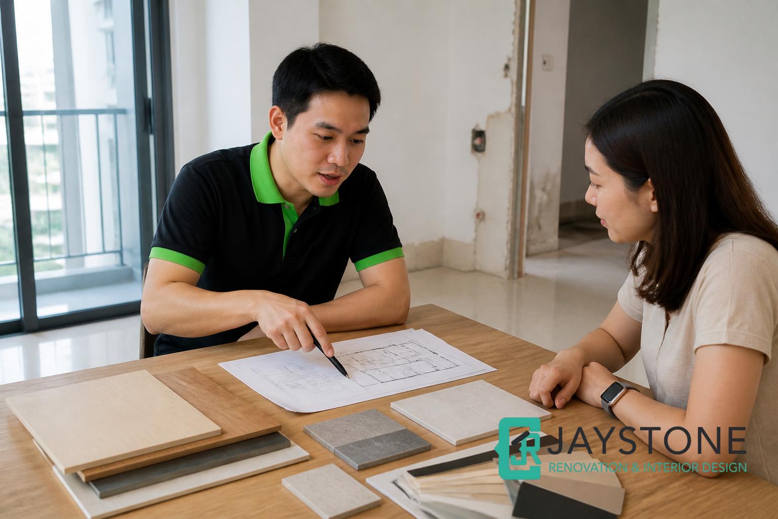 How Does a Good Renovation Contractor in Singapore Keep Renovation Work on Schedule? by Jaystone Renovation & Interior Design Singapore