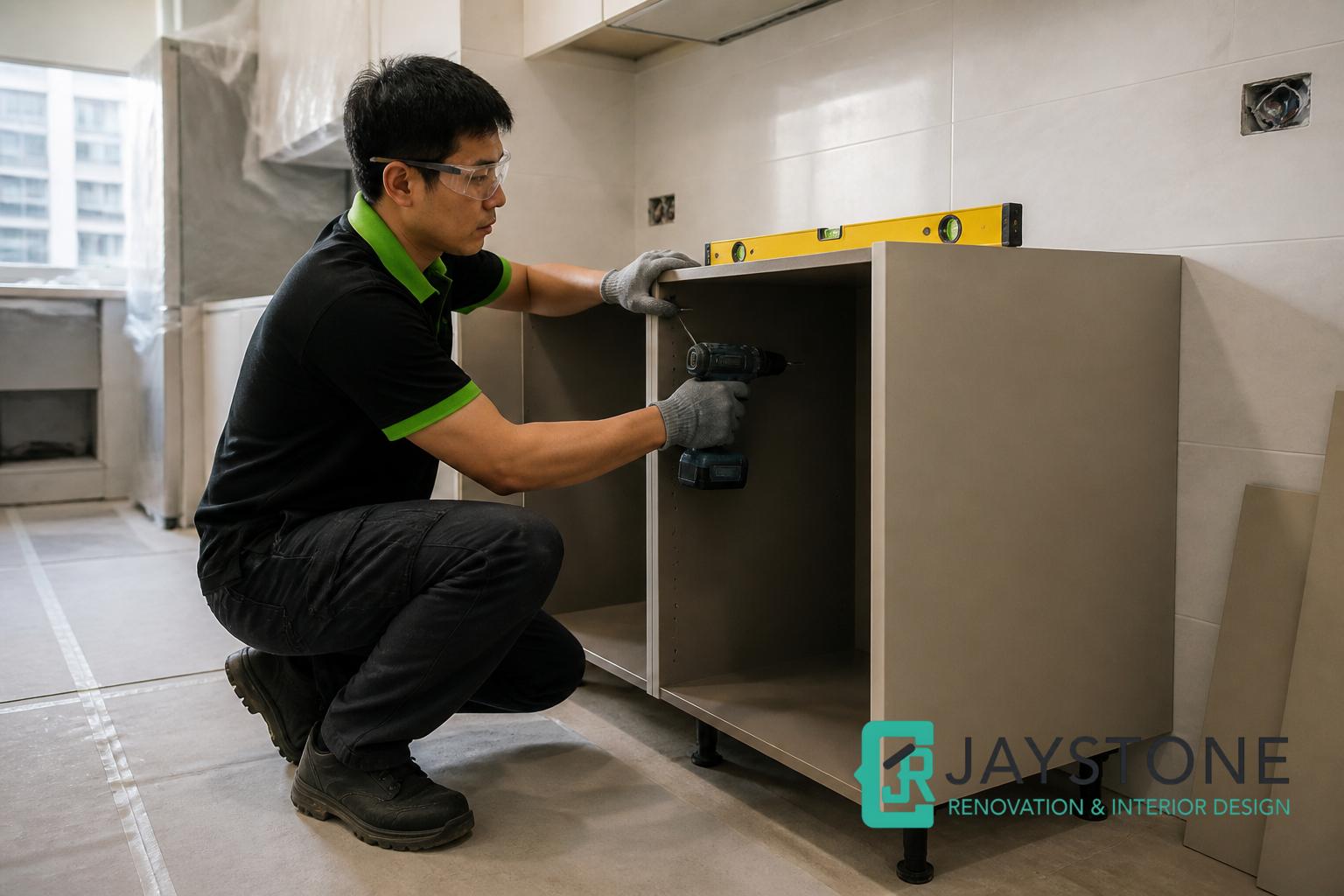 How Is a Kitchen Renovation Completed When Plumbing, Electrical and Carpentry Works Overlap in Singapore? by Jaystone Renovation & Interior Design Singapore
