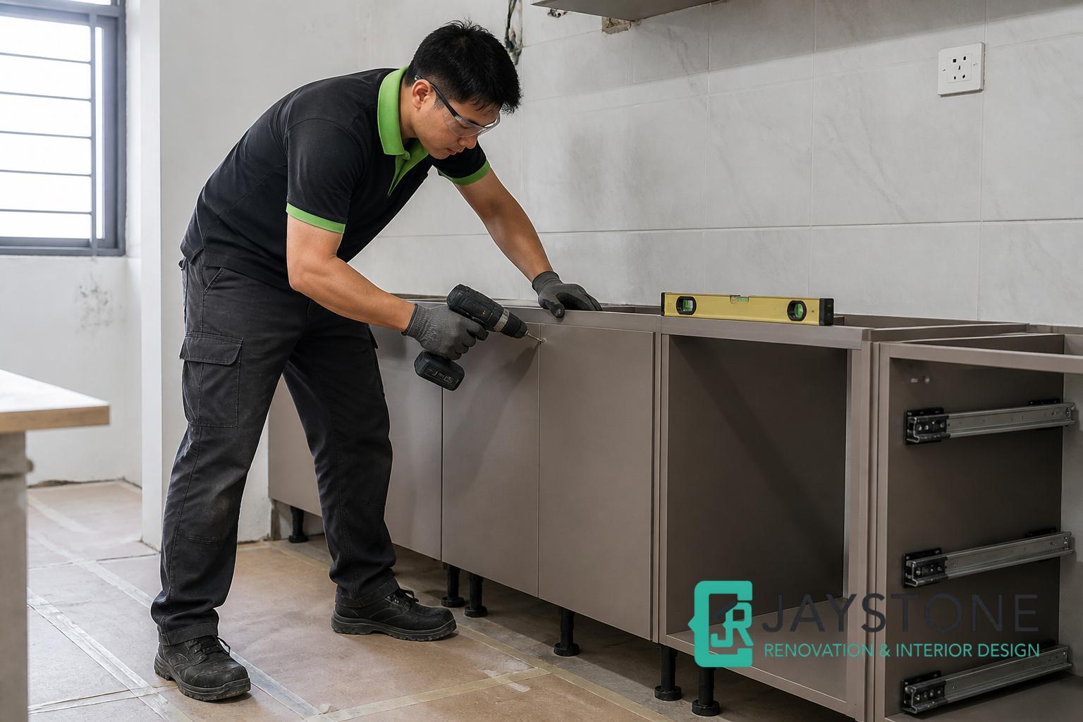 What Is the Correct Process for an HDB Kitchen Renovation in Singapore? by Jaystone Renovation & Interior Design Singapore